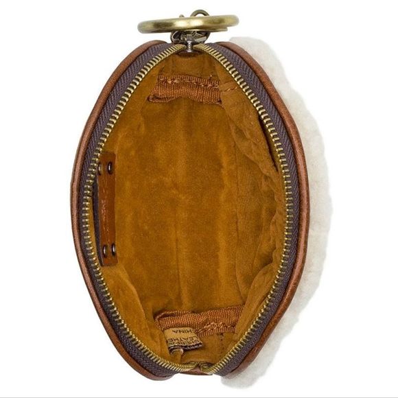 PATRICIA NASH "Keisley" Cognac Cosmetic Key Fob Wallet - Picture 4 of 6